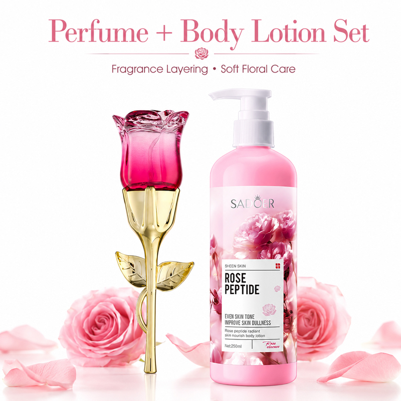 Perfume Fragrance Body Lotion - Set Profumo e Lozione Corpo alla