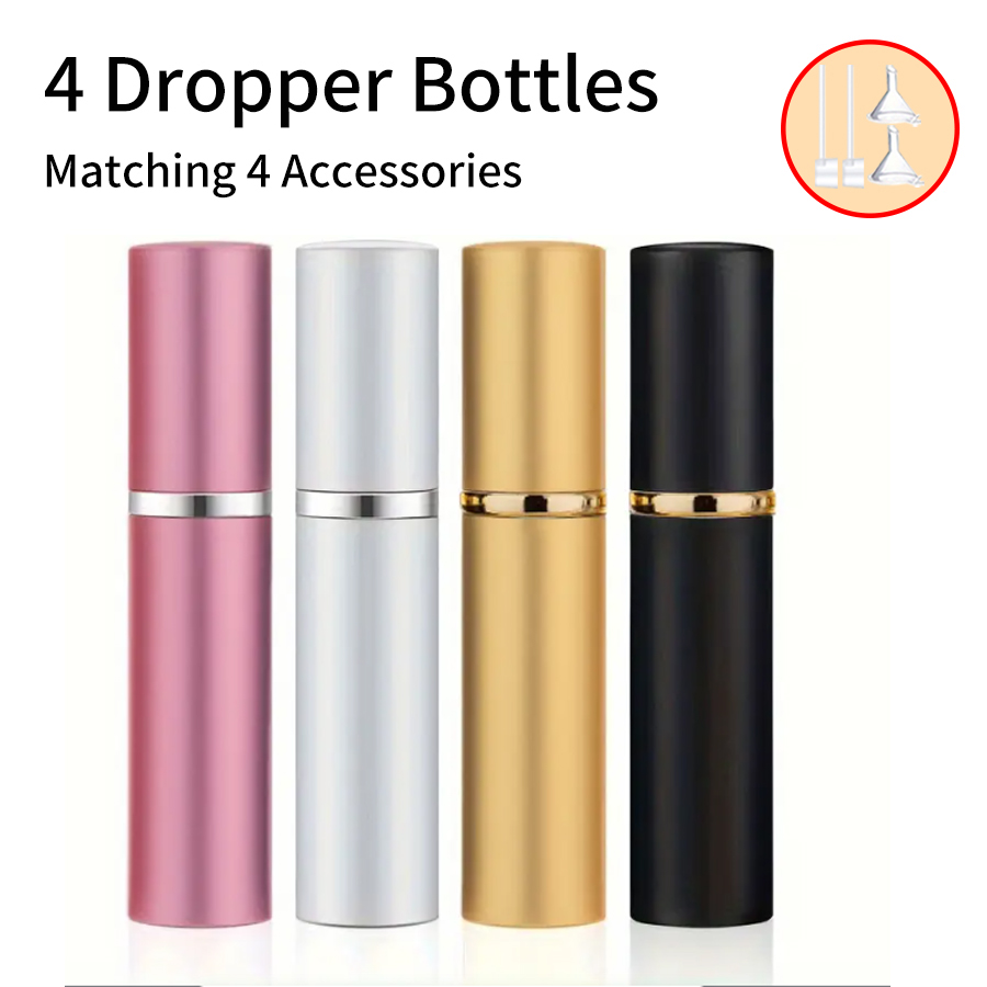 Oud Perfume Spray - 4 pezzi + 4 accessori Mini