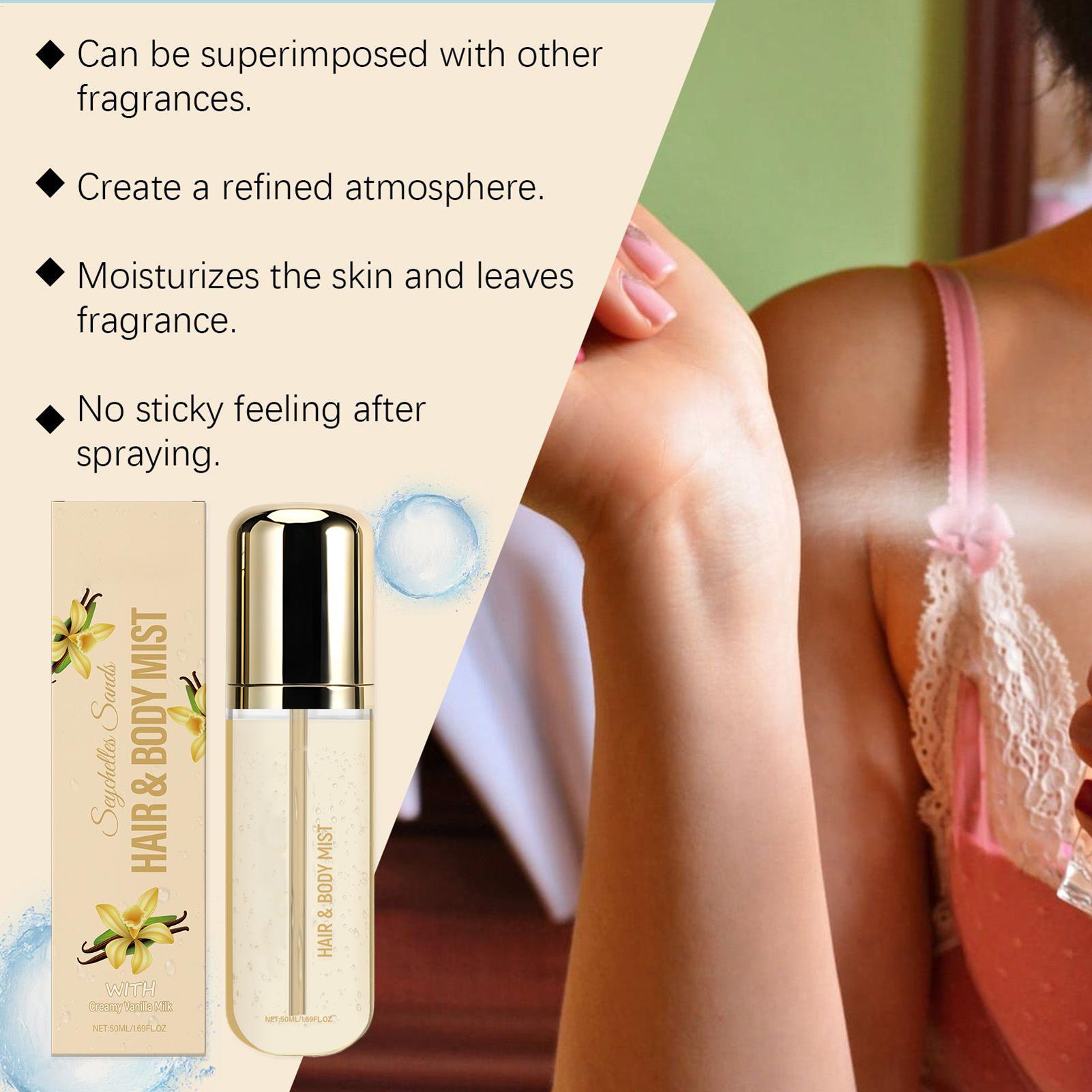 Perfume Fragrance Hair Spray - Profumo alla vaniglia Crema profumata persistente